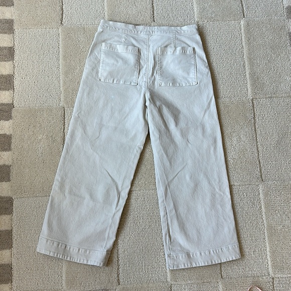 Ann Taylor Loft High rise wide leg sailor jeans size 30 - Picture 7 of 7